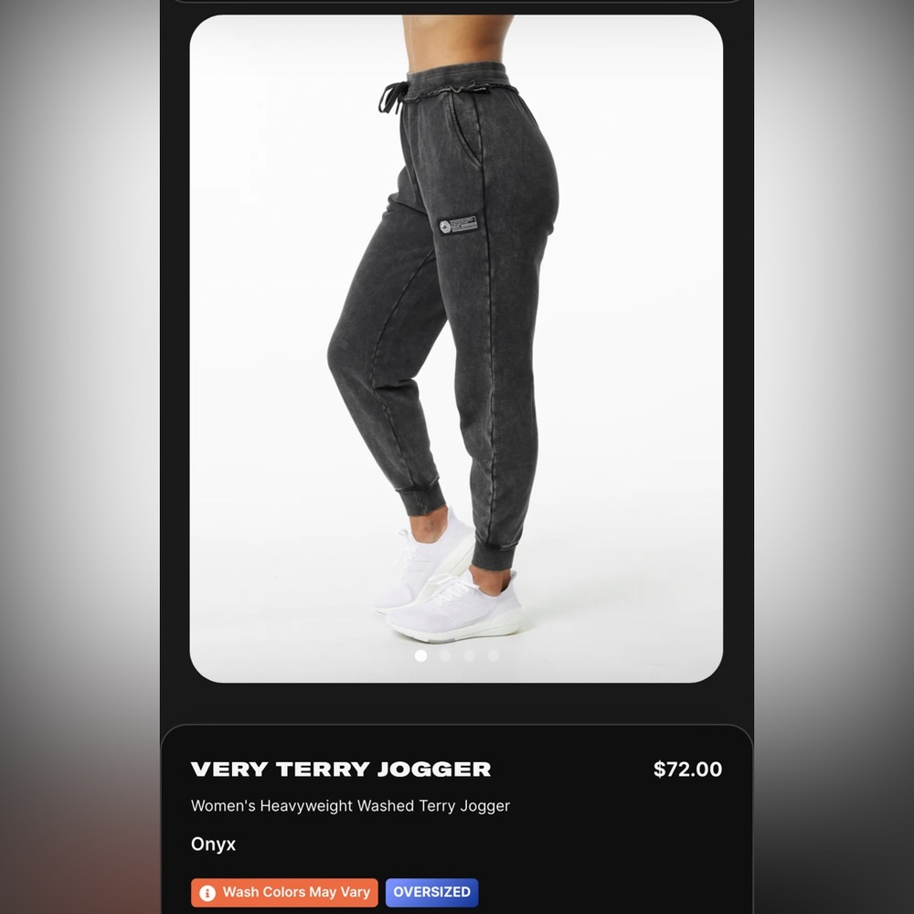 Alphalete Very Terry Joggers and Crop